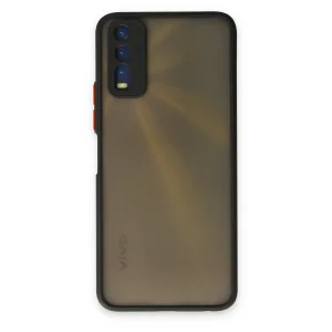 Vivo Y11s Kılıf Montreal Silikon Kapak - Siyah