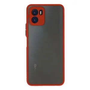 Vivo Y15s Kılıf Montreal Silikon Kapak - Kırmızı