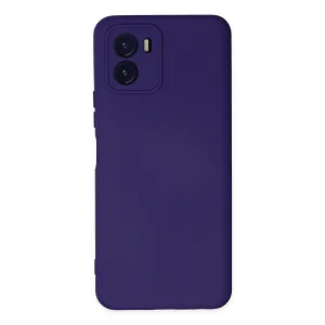 Vivo Y15s Kılıf Nano İçi Kadife Silikon - Mor