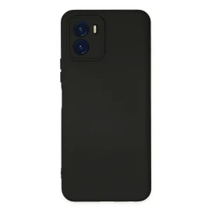 Vivo Y15s Kılıf Nano İçi Kadife Silikon - Siyah