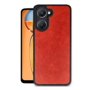 Vivo Y18 Kılıf Aras Deri Kapak - Kırmızı