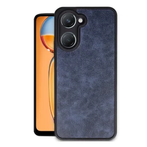 Vivo Y18 Kılıf Aras Deri Kapak - Lacivert