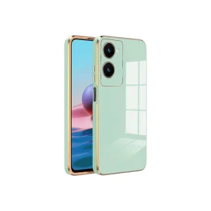 Vivo Y18 Kılıf Volet Silikon - Açık Yeşil