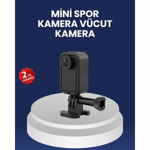 Vlog, Seyahat ve Günlük Video Çekimleri İçin Mini Kamera