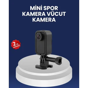 Vlog, Seyahat ve Günlük Video Çekimleri İçin Mini Kamera