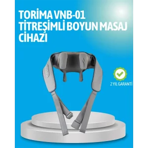 VNB-01 Titreşimli Boyun Masaj Aleti Gri Renk