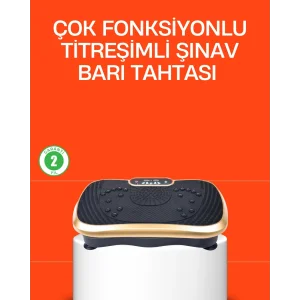 Vücut Şekillendirmeye Yardımcı Titreşimli Spor Platformu