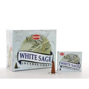White Sage Aromalı Konik Tütsü