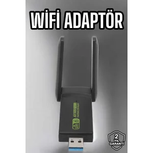 Wifi Adaptör Çift Bantlı Kablosuz Wifi Adaptörü