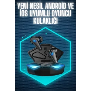Wireless Gaming Kulaklık Mikrofonlu Bluetooth Oyuncu Kulaklığı