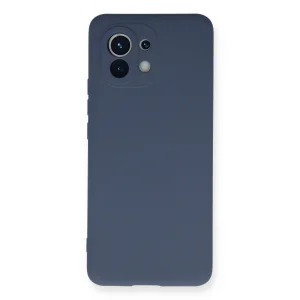 Xiaomi Mi 11 Kılıf Nano İçi Kadife Silikon - Gri