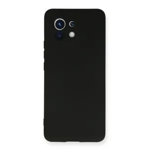 Xiaomi Mi 11 Kılıf Nano İçi Kadife Silikon - Siyah