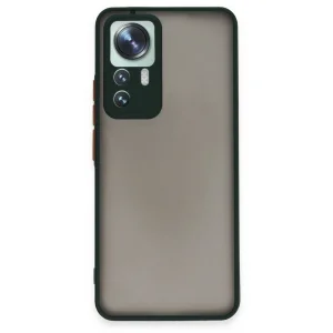 Xiaomi Mi 12t Pro Kılıf Montreal Silikon Kapak - Yeşil