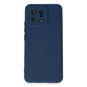 Xiaomi Mi 13 Kılıf Nano İçi Kadife Silikon - Lacivert