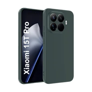 Xiaomi Mi 15t Pro First Silikon - Koyu Yeşil