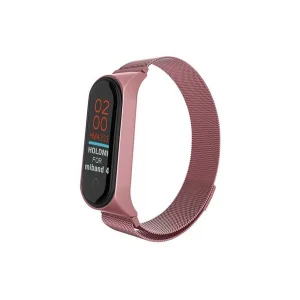Xiaomi Mi Band 4 Metal Mıknatıslı Kordon (saat Değildir) - Rose