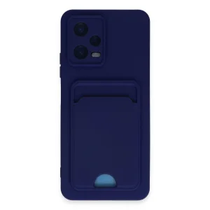 Xiaomi Poco X5 5g Kılıf Kelvin Kartvizitli Silikon - Lacivert