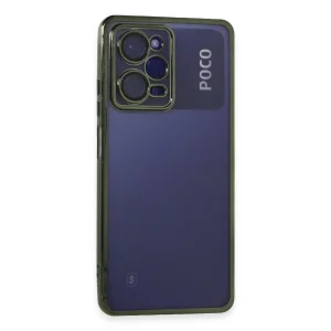 Xiaomi Poco X5 Pro 5g Kılıf Razer Lensli Silikon - Yeşil