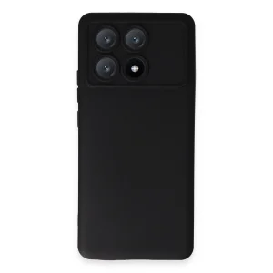 Xiaomi Poco X6 Pro Kılıf Nano İçi Kadife Silikon - Siyah