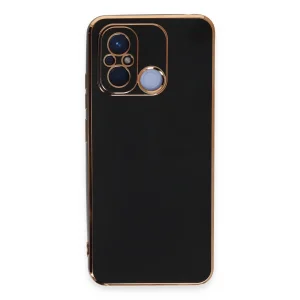Xiaomi Redmi 12c Kılıf Volet Silikon - Siyah