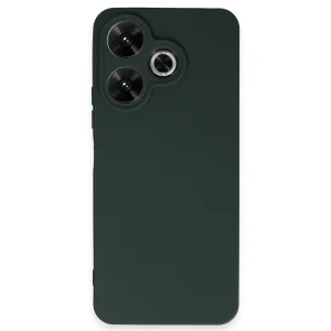 Xiaomi Redmi 13 4g Kılıf First Silikon - Koyu Yeşil