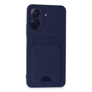 Xiaomi Redmi 13c Kılıf Kelvin Kartvizitli Silikon - Lacivert
