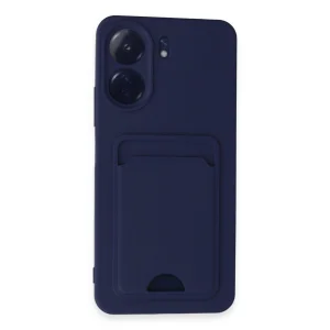 Xiaomi Redmi 13c Kılıf Kelvin Kartvizitli Silikon - Lacivert