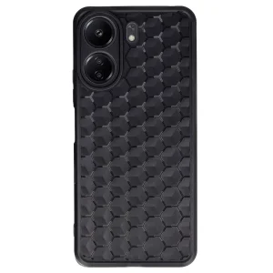 Xiaomi Redmi 13c Kılıf Petek Silikon Kapak - Siyah