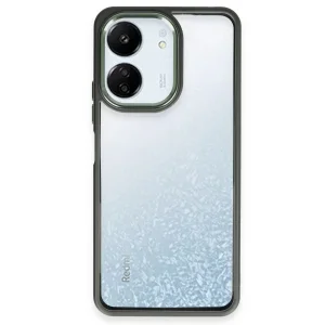 Xiaomi Redmi 13c Kılıf Power Silikon - Koyu Yeşil