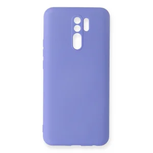 Xiaomi Redmi 9 Kılıf Nano İçi Kadife Silikon - Lila