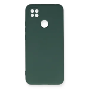 Xiaomi Redmi 9c Kılıf Nano İçi Kadife Silikon - Koyu Yeşil