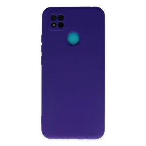 Xiaomi Redmi 9c Kılıf Nano İçi Kadife Silikon - Mor