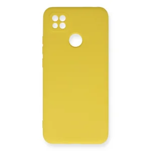 Xiaomi Redmi 9c Kılıf Nano İçi Kadife Silikon - Sarı