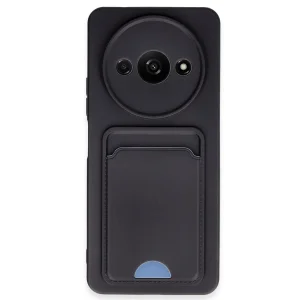 Xiaomi Redmi A3 4g Kılıf Kelvin Kartvizitli Silikon - Siyah