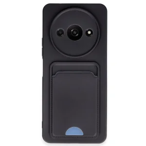 Xiaomi Redmi A3 4g Kılıf Kelvin Kartvizitli Silikon - Siyah