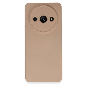 Xiaomi Redmi A3 4g Kılıf Nano İçi Kadife Silikon - Pudra