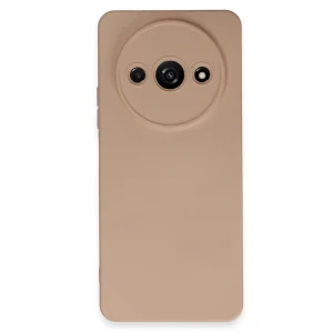 Xiaomi Redmi A3 4g Kılıf Nano İçi Kadife Silikon - Pudra