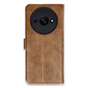 Xiaomi Redmi A3 4g Kılıf Trend S Plus Kapaklı Kılıf - Taba