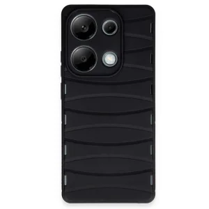 Xiaomi Redmi Note 13 Pro 4g Kılıf Bibercas Silikon Kapak - Siyah