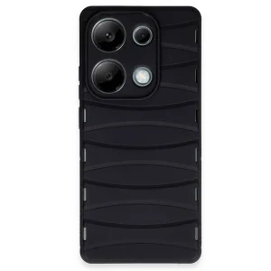 Xiaomi Redmi Note 13 Pro 4g Kılıf Bibercas Silikon Kapak - Siyah