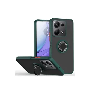 Xiaomi Redmi Note 13 Pro 4g Montreal Yüzüklü Silikon Kapak - Yeşil