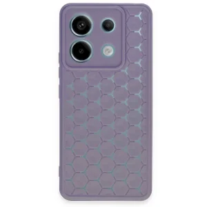 Xiaomi Redmi Note 13 Pro 5g Kılıf Petek Silikon Kapak - Lila