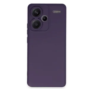 Xiaomi Redmi Note 13 Pro Plus Kılıf Nano İçi Kadife Silikon - Mor