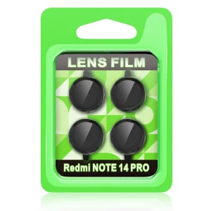 Xiaomi Redmi Note 14 Pro 5g Raze Metal Kamera Lens - Siyah