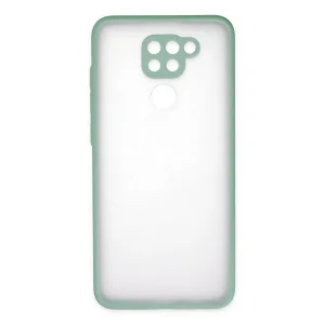 Xiaomi Redmi Note 9 Kılıf Montreal Silikon Kapak - Turkuaz