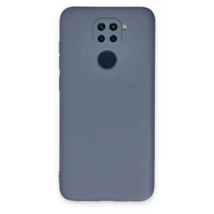 Xiaomi Redmi Note 9 Kılıf Nano İçi Kadife Silikon - Gri