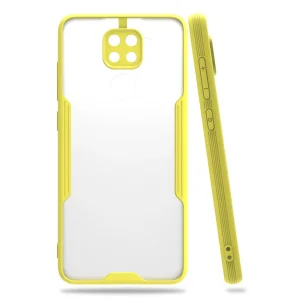 Xiaomi Redmi Note 9 Kılıf Platin Silikon - Sarı