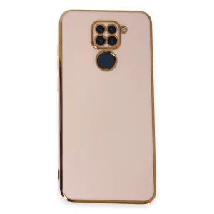 Xiaomi Redmi Note 9 Kılıf Volet Silikon - Pembe