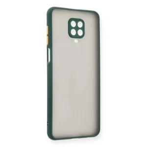 Xiaomi Redmi Note 9 Pro Kılıf Montreal Silikon Kapak - Yeşil