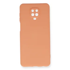 Xiaomi Redmi Note 9 Pro Kılıf Nano İçi Kadife Silikon - Turuncu